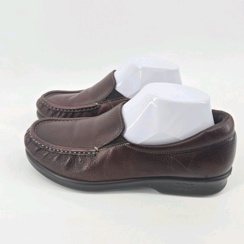 SAS Women's Twin Loafers Tripad Comfort Shoe Brown Size 9 M Leather